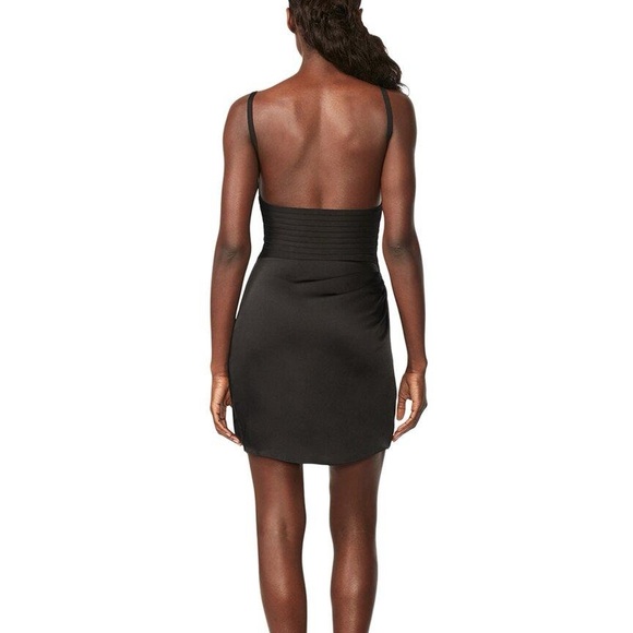 Herve Leger Draped Cutout Mini Dress - Picture 2 of 4